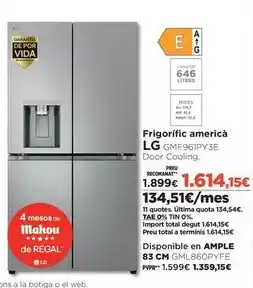 El Corte Inglés Lg - frigorífico american oferta