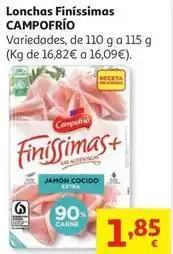 Alcampo Campofrío - lonchas finissimas oferta