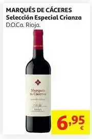 Alcampo Marqués de cáceres - seleccion especial crianza oferta