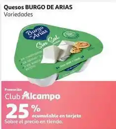 Alcampo Q.natural burgo de arias 4x72 g oferta