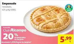 Alcampo Empanada atun clb auchan 625 g oferta