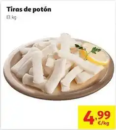 Alcampo Tiras de potón oferta