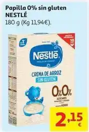 Alcampo Nestlé - papilla 0% sin gluten oferta
