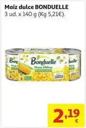 Alcampo Bonduelle - maíz dulce oferta