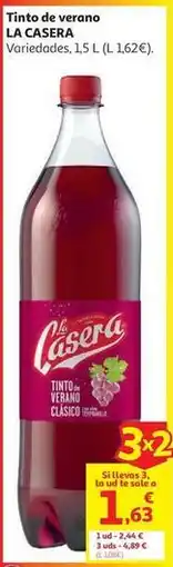 Alcampo Tinto de verano la casera pet.1,5 l oferta