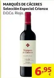 Alcampo Marqués de cáceres - seleccion especial crianza oferta