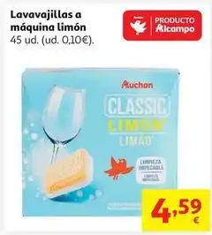 Alcampo Auchan - lavavajillas a máquina limón oferta