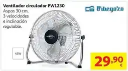 Alcampo Orbegozo - ventilador circulador pw1230 oferta