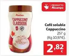Alcampo Auchan - café soluble cappuccino oferta