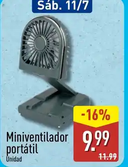 ALDI Miniventilador portátil oferta
