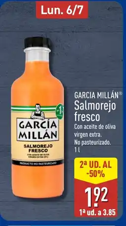 ALDI GARCIA MILLÁN Salmorejo fresco oferta
