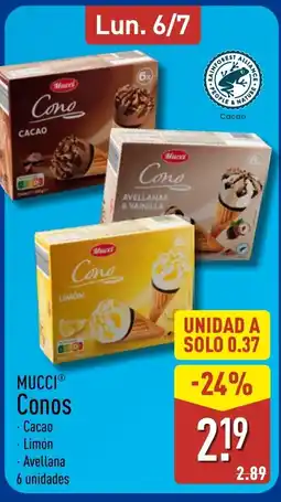 ALDI MUCCI Conos oferta
