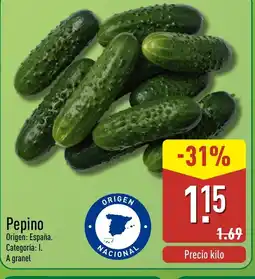 ALDI Pepino oferta