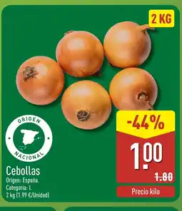 ALDI Cebollas oferta