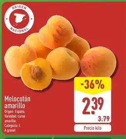 ALDI Melocotón amarillo oferta