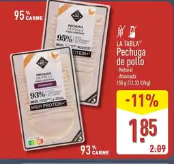 ALDI LA TABLA Pechuga de pollo oferta