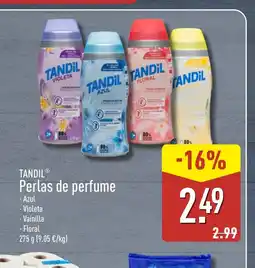 ALDI TANDIL Perlas de perfume oferta