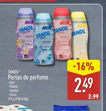 ALDI TANDIL Perlas de perfume oferta