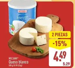 ALDI MILSANI Queso blanco oferta