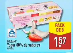ALDI MILSANI Yogur 00% de sabores oferta