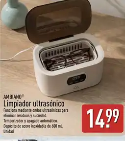 ALDI AMBIANO Limpiador ultrasónico oferta