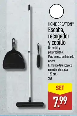 ALDI HOME CREATION Escoba, recogedor y cepillo oferta