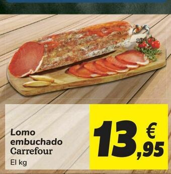 Carrefour Lomo embuchado carrefour oferta