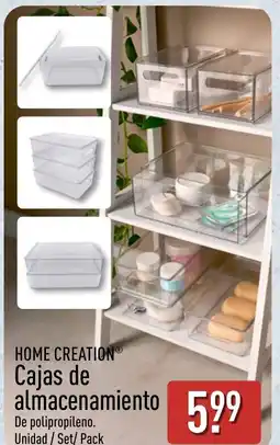 ALDI HOME CREATION Cajas de almacenamiento oferta