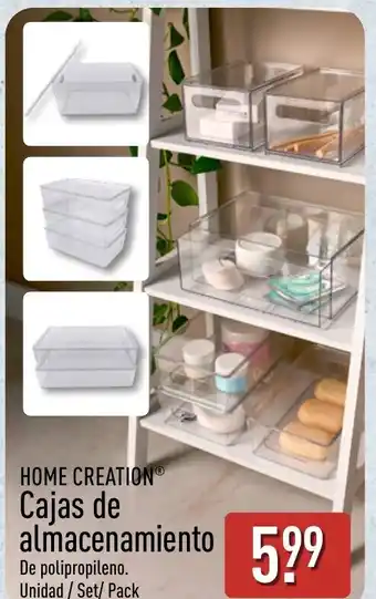 HOME CREATION Cajas de almacenamiento