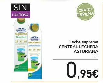 Carrefour Leche suprema central lechera asturiana oferta