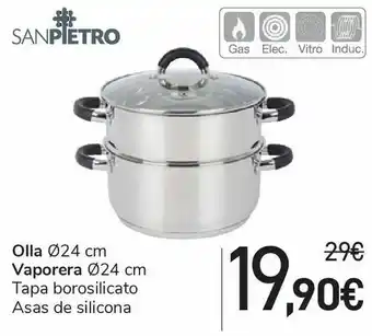 Carrefour Olla vaporera oferta