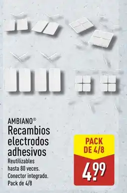 ALDI AMBIANO Recambios electrodos adhesivos oferta