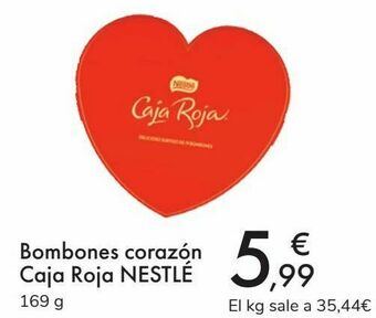 Carrefour Bombones corazón caja roja nestlé oferta