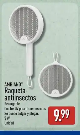 ALDI AMBIANO Raqueta antiinsectos oferta