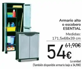 Carrefour Armario alto o escobero esential oferta