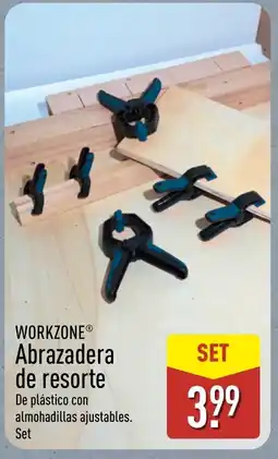ALDI WORKZONE Abrazadera de resorte oferta
