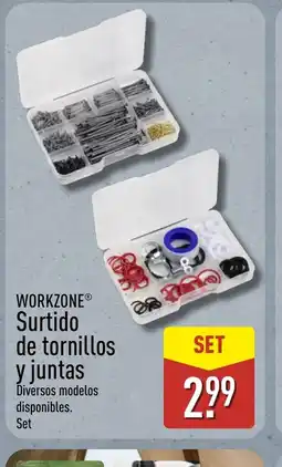 ALDI WORKZONE Surtido de tornillos y juntas oferta