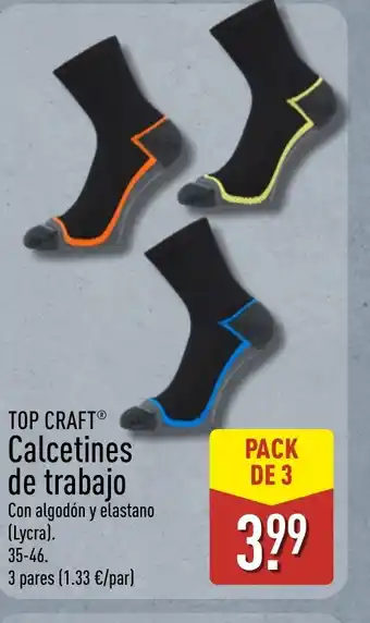 ALDI TOP CRAFT Calcetines de trabajo oferta