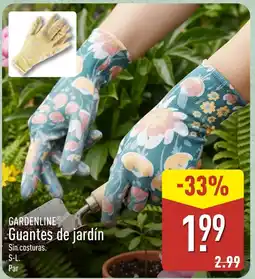 ALDI GARDENLINE Guantes de jardín oferta