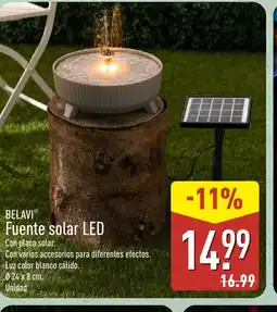 ALDI BELAVI Fuente solar LED oferta