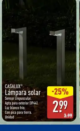 ALDI CASALUX Lámpara solar oferta