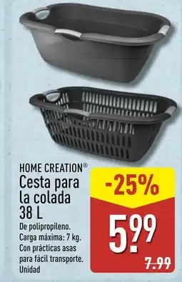 ALDI HOME CREATION Cesta para la colada oferta