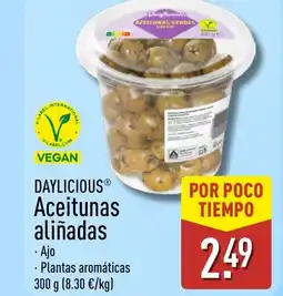 ALDI DAYLICIOUS Aceitunas aliñadas oferta