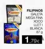 Plusfresc Filipinos - filet de geleta mega fina xoco llet i blanca oferta