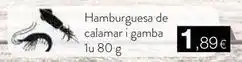 Plusfresc Hamburguesa de calamar i gamba oferta