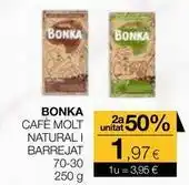 Plusfresc Bonka - café molt natural i barrejat oferta