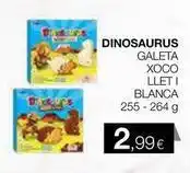 Plusfresc Dinosaurus galeta xoco llet i blanca oferta