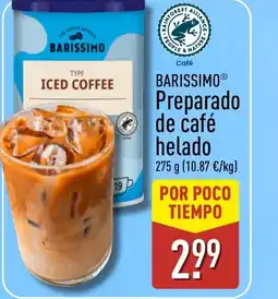 ALDI BARISSIMO Preparado de café helado oferta