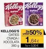 Plusfresc Kellogg's - oaties civada i xocolata oferta
