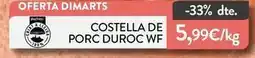 Plusfresc Duroc - costella de porc duroc wf oferta